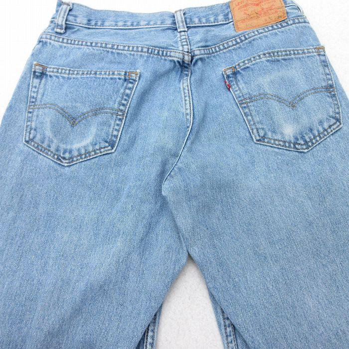 Levi's W31/古着 ジーンズ Levis リーバイス 550 メンズ 薄紺 Levi's W31/古着 ジーンズ Levis リーバイス 550 メンズ 薄紺
