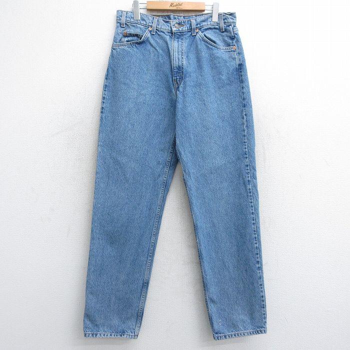古着 ジーンズ Levis リーバイス 550 メンズ 00年代 00s テーパード コットン 紺 ネイビー デニム W33 中古 ボトムス ジーパン 中古 古着 Levi's（リーバイス） 【20%OFF】W33/古着 ジーンズ Levis 550 メンズ
