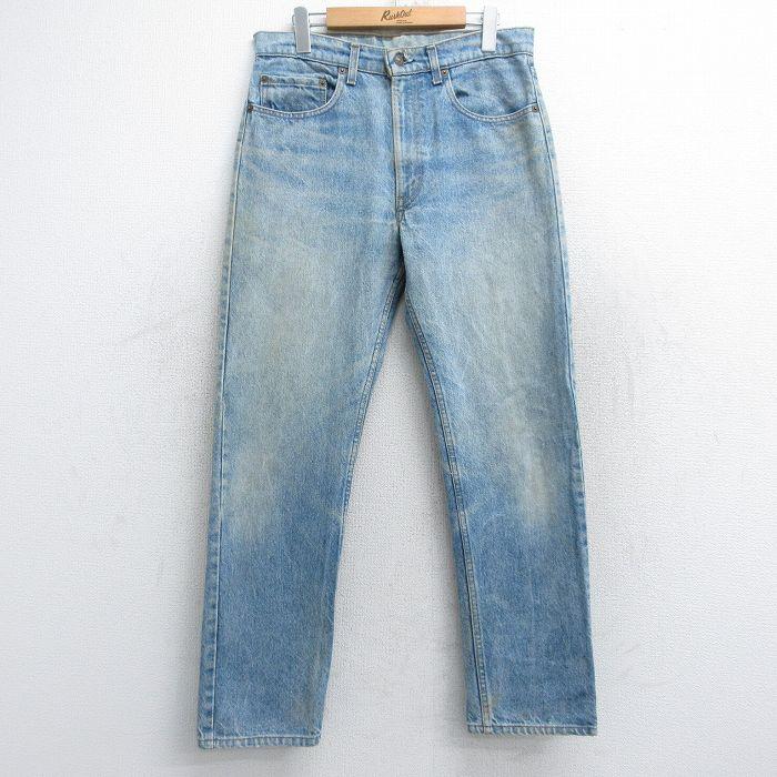 Levi's（リーバイス） W32/古着 Levis 505 メンズ 90s ヒゲ コットン