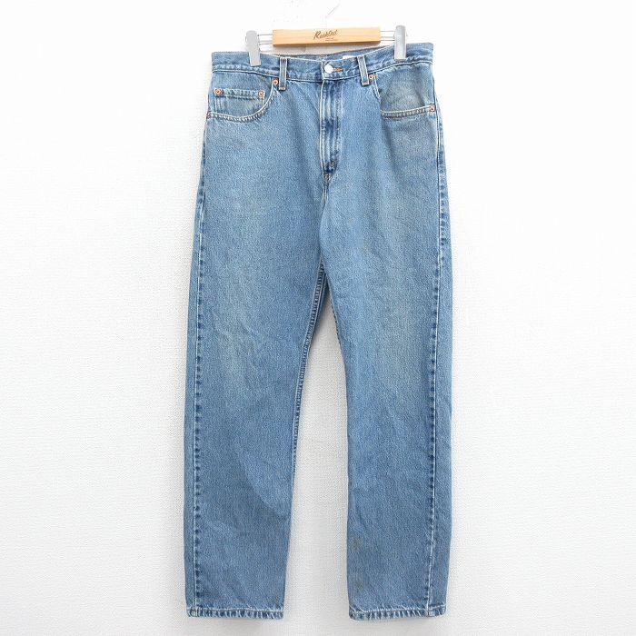 W34/古着 ジーンズ Levis リーバイス 505 メンズ 00年代 00s コットン 紺 デニム 25nov25 Levi's（リーバイス） W34/古着 ジーンズ Levis 505 メンズ 00年代 00s