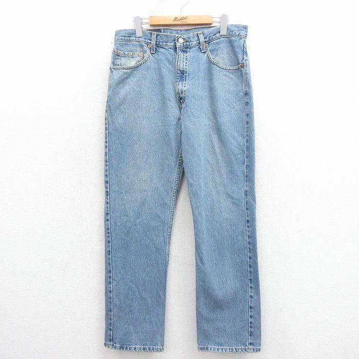 W34/古着 ジーンズ Levis リーバイス 505 メンズ コットン 紺 デニム 25nov25 Levi's（リーバイス） W34/古着 ジーンズ Levis 505 メンズ コットン