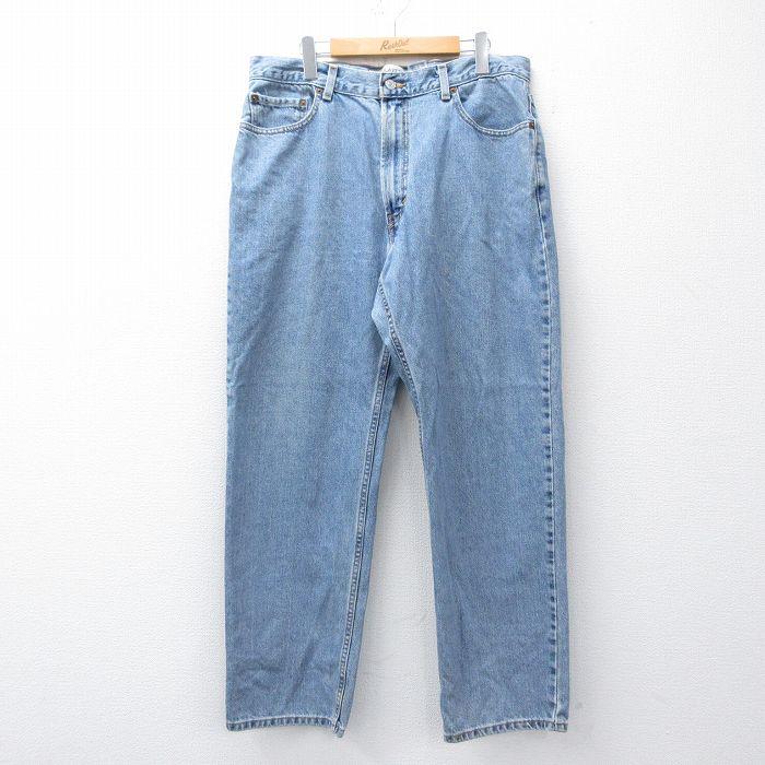 W36/古着 ジーンズ Levis リーバイス 550 メンズ コットン 紺 デニム