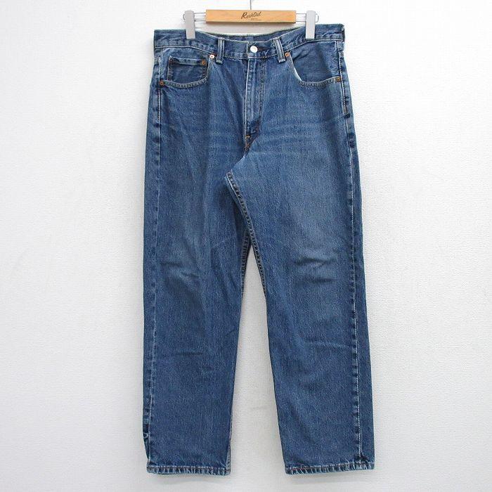 Levi's（リーバイス） W34/古着 ジーンズ Levis 550 メンズ ヒゲ