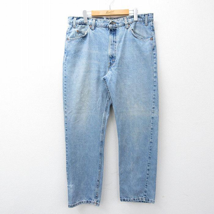 W38/古着 ジーンズ Levis リーバイス 505 メンズ 90年代 90s 紺 デニム【spe】 26apr27 Levi's（リーバイス） W38/古着 ジーンズ Levis 505 メンズ 90年代 90s