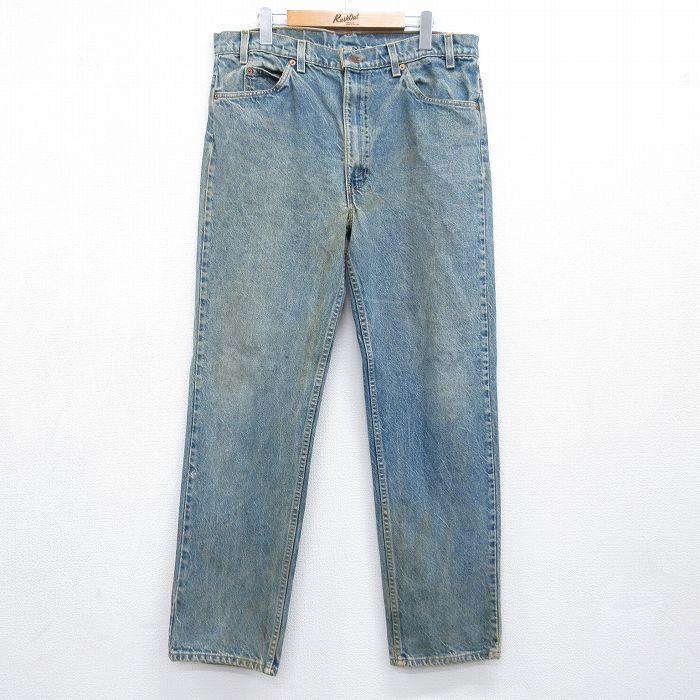 W37/古着 ジーンズ Levis リーバイス 505 メンズ USA製 ネイビー デニム 26jun23 Levi's（リーバイス） W37/古着 ジーンズ Levis 505 メンズ USA製