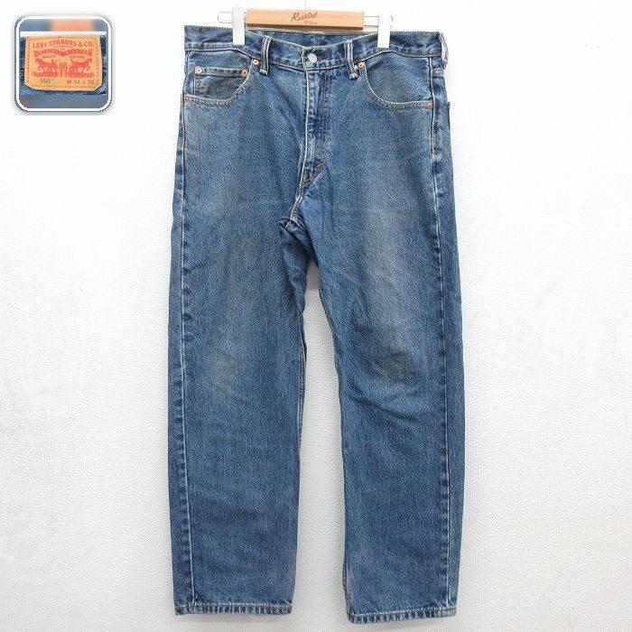 Levi's（リーバイス） W35/古着 ジーンズ Levis 550 メンズ テーパード
