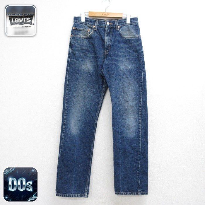 リーバイス 505 ストレート W38 L30 鬼ヒゲ フェード グランジ 古着 Levi's（リーバイス） W30/古着 リーバイス505 メンズ 00年代 00s