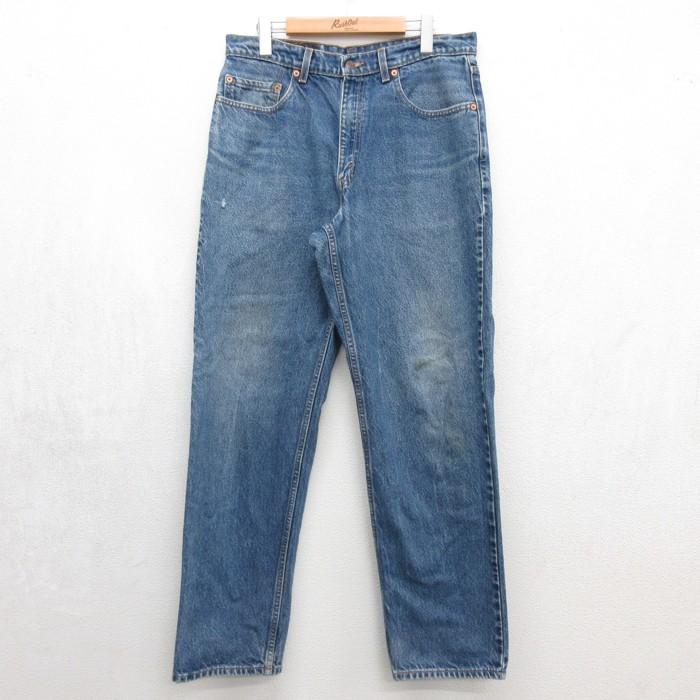 Levi's（リーバイス） W33/古着 メンズ 90年代 90s ジーンズ ヒゲ 550