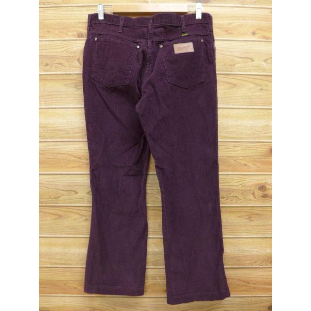 W35 古着 コーデュロイ パンツ ラングラー Wrangler 紫 パープル 18sep10 中古 メンズ ボトムス ロング Paco 古着屋rushout 通販 Yahoo ショッピング