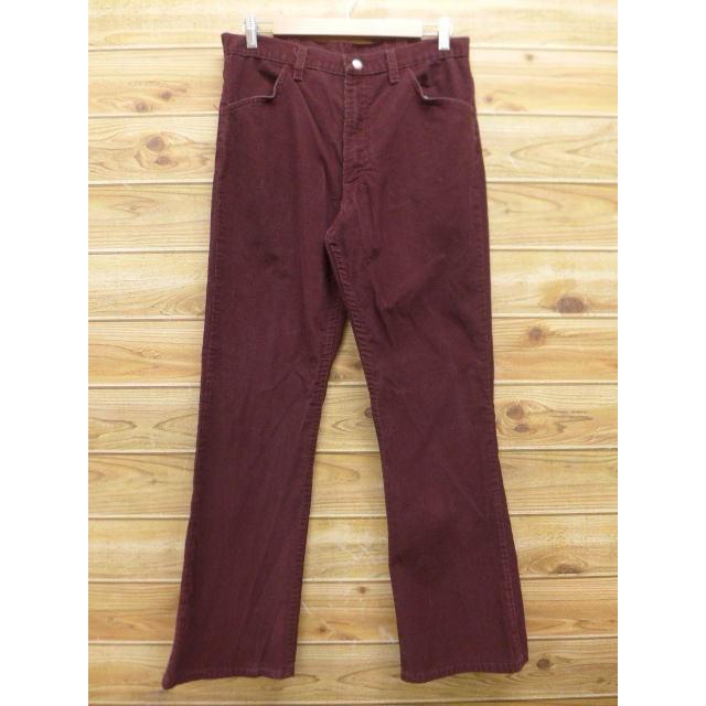 W34 古着 コーデュロイ パンツ エンジ 18oct29 中古 メンズ ボトムス ロング Paco 古着屋rushout 通販 Yahoo ショッピング