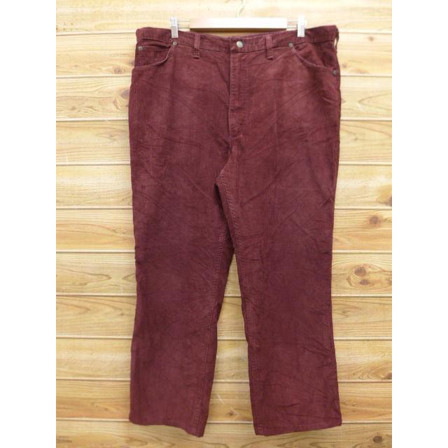 W43 古着 コーデュロイ パンツ ラングラー Wrangler 大きいサイズ エンジ 18oct31 中古 メンズ ボトムス ロング Paco 古着屋rushout 通販 Yahoo ショッピング