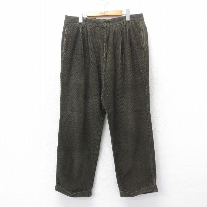 LEMAIRE ルメール 太畝 コーデュロイ パンツ 34 カーキ グレー