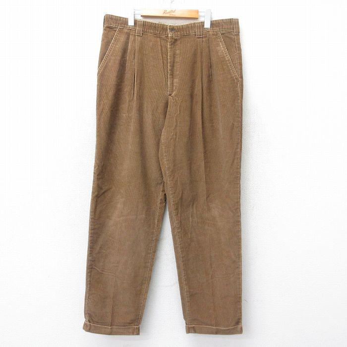 W36/古着 コーデュロイ パンツ メンズ 茶系 ブラウン 25oct03 中古