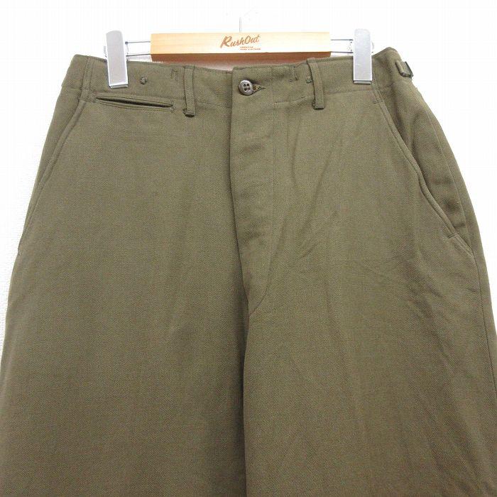 W30/古着 ビンテージ ミリタリー フィールド パンツ メンズ 50s M-51