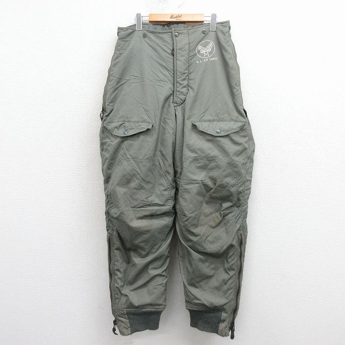 W33/古着 ビンテージ ミリタリー パンツ メンズ 60年代 60s F-1B USAF