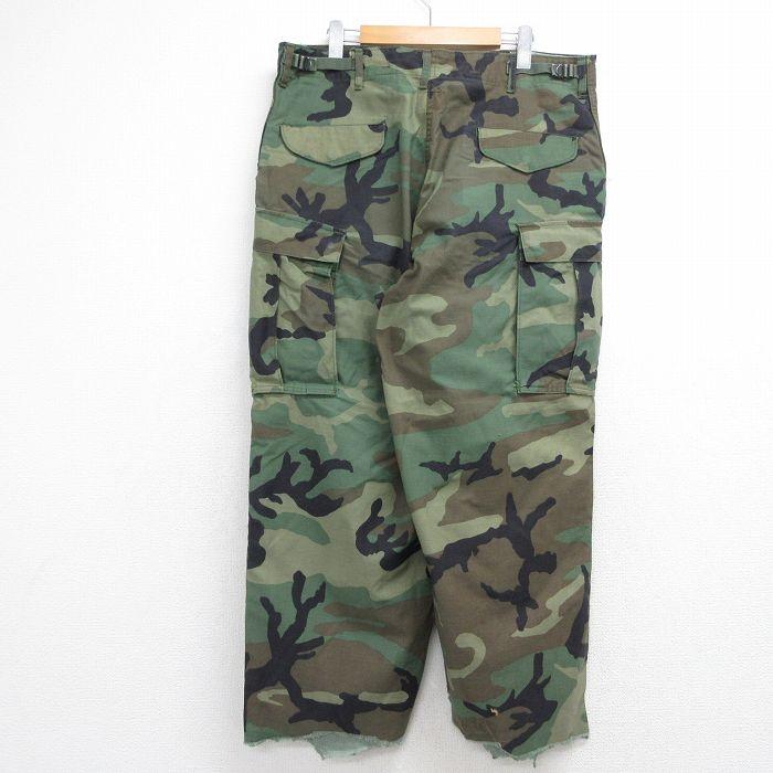W36/古着 ミリタリー フィールド カーゴ パンツ メンズ 80年代 80s M