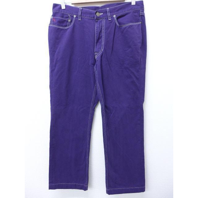 W34 古着 パンツ ラルフローレン Ralph Lauren 紫 パープル 19feb12 中古 メンズ ボトムス ロング Par 古着屋rushout 通販 Yahoo ショッピング
