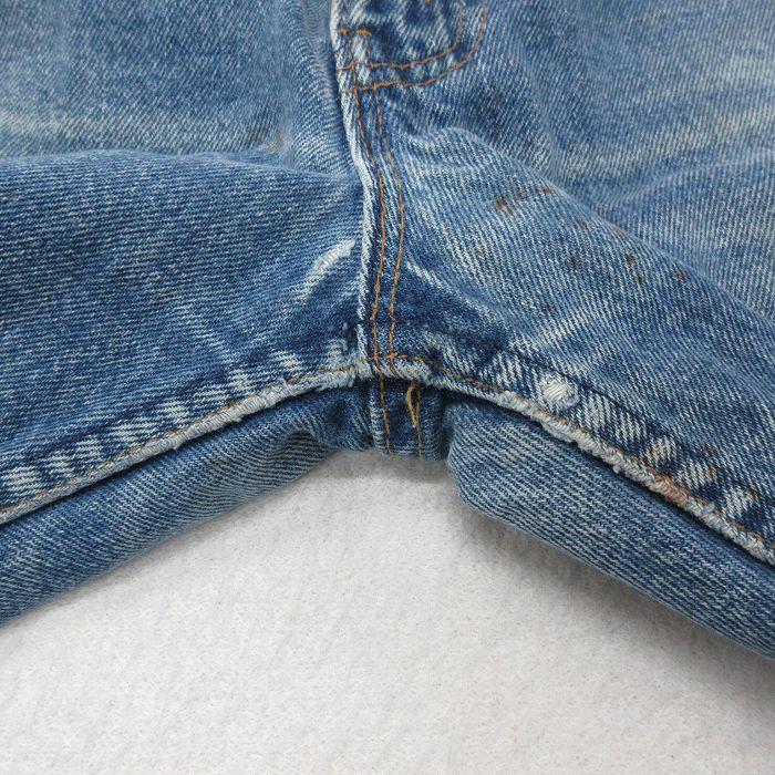 W33/古着 リーバイス Levis 509 ジーンズ メンズ 80s ヒゲ テーパード 紺 ネイビー デニム【..spe】 23sep20 中古 ボトムス ジーパン G｜furugiyarushout｜10