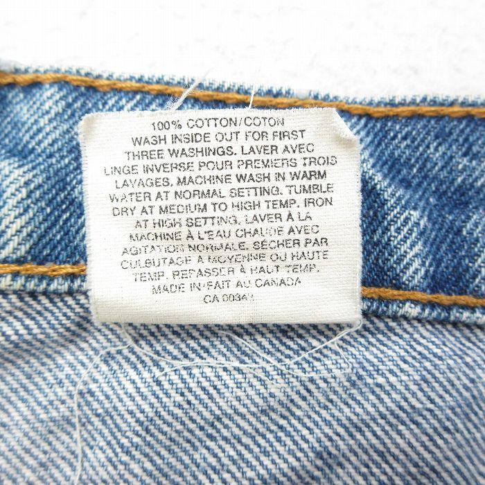 W35/古着 リーバイス Levis 619 ジーンズ メンズ 00s コットン 紺 ネイビー デニム 23dec08 中古 ボトムス ジーパン Gパン ロング パン｜furugiyarushout｜07