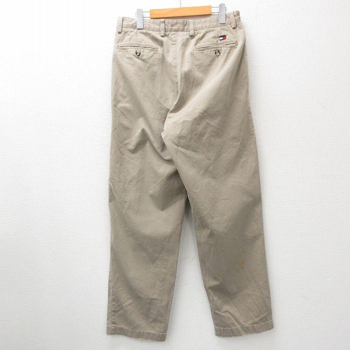 TOMMY HILFIGER（トミー・ヒルフィガー） W33/古着 ブランド チノ