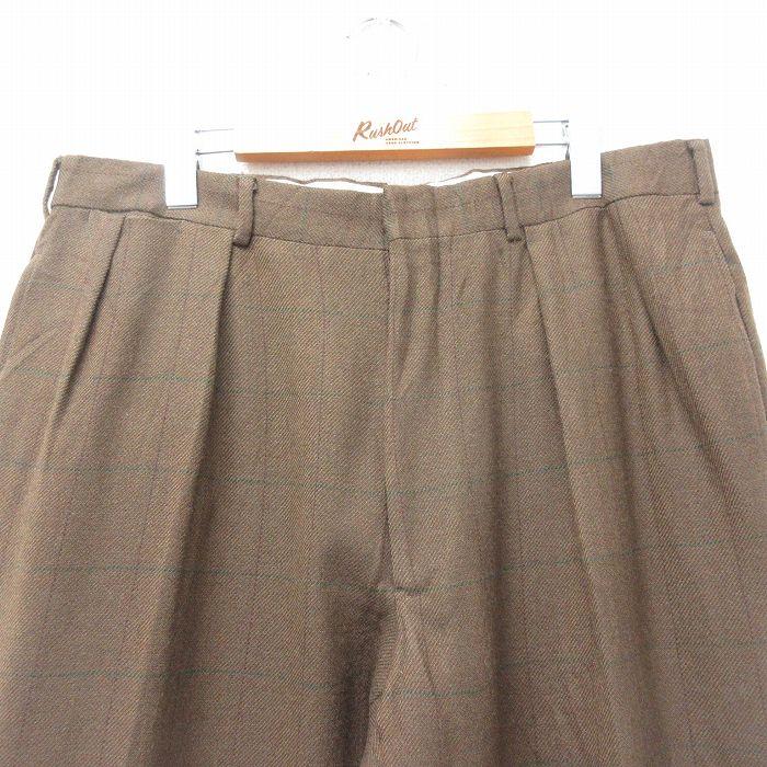 W36/古着 ラルフローレン ブランド スラックス パンツ メンズ 90s 