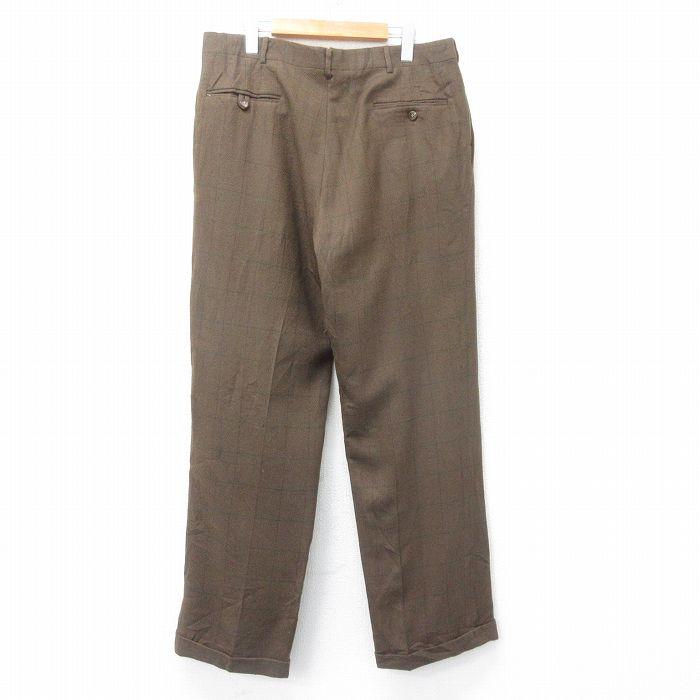 W36/古着 ラルフローレン ブランド スラックス パンツ メンズ 90s 