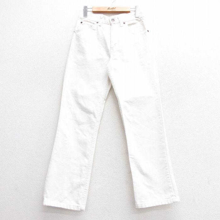 Levi's（リーバイス） W28/古着 Levis ジーンズ メンズ 白 ホワイト