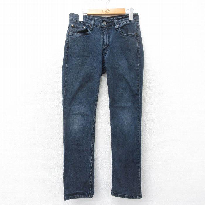 Levi's（リーバイス） W28/古着 Levis ジーンズ メンズ 濃紺 ネイビー
