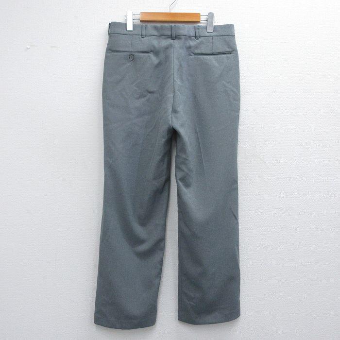W35/古着 スラックス パンツ メンズ グレー 25apr28 中古 ボトムス