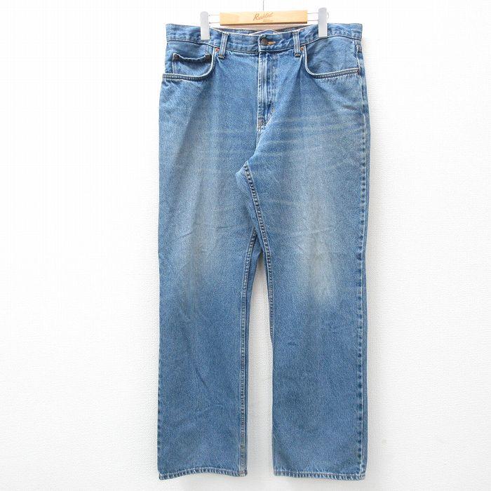 GAP（ギャップ） W36/古着 ジーンズ メンズ ヒゲ コットン 紺 ネイビー