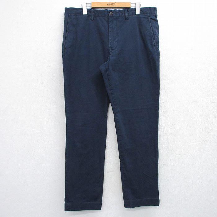 未使用ラルフローレン　パンツ　ネイビー　00 90's Polo Ralph Lauren Cotton Wide Easy Pants M / ポロ
