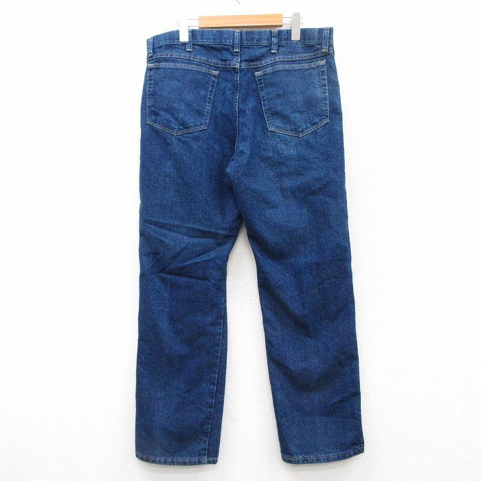 Wrangler（ラングラー） W36/古着 ジーンズ メンズ 濃紺 ネイビー