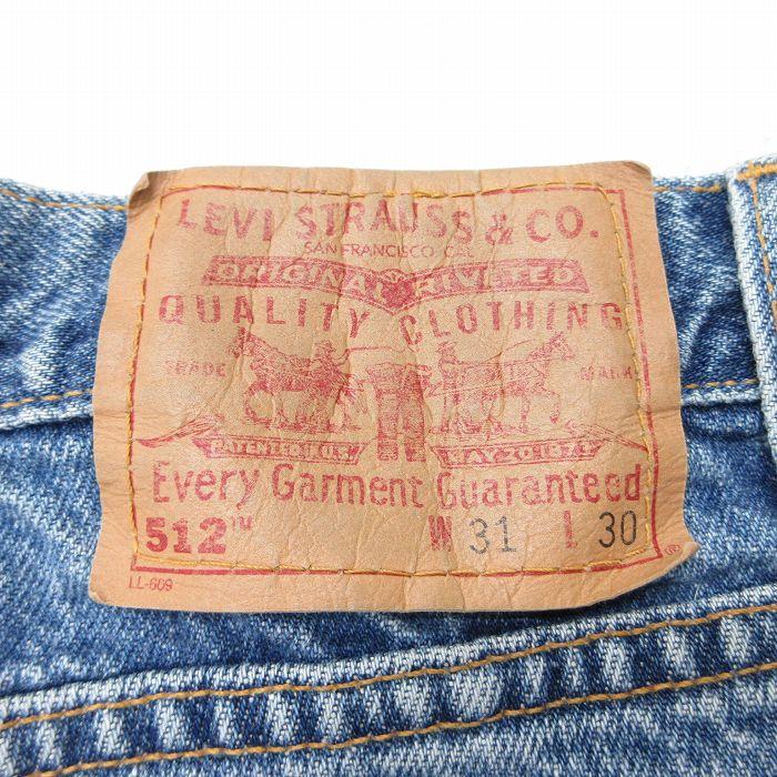 Levi's（リーバイス） W31/古着 Levis 512 ジーンズ メンズ 90s ヒゲ