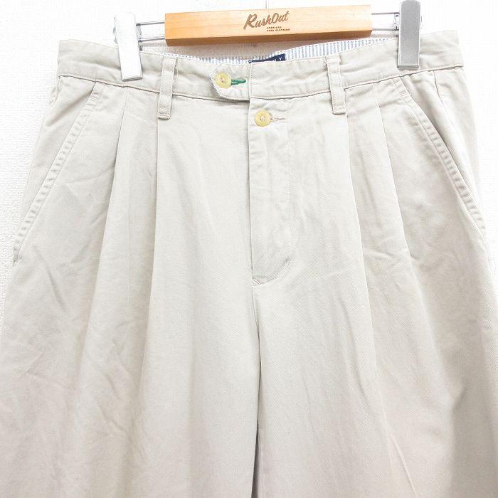 TOMMY HILFIGER（トミー・ヒルフィガー） W32/古着 ブランド チノ 