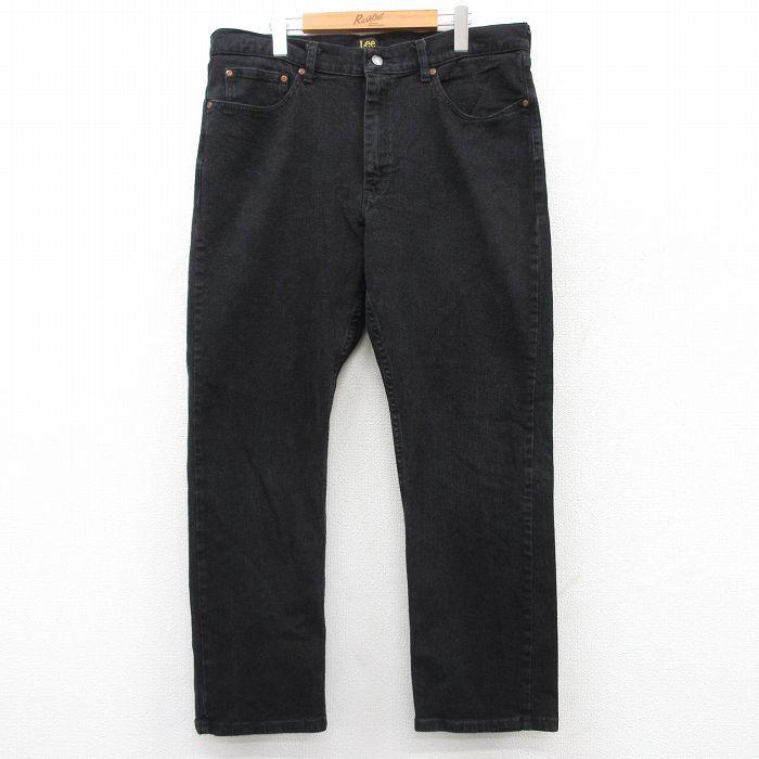 Lee（リー） W37/古着 ジーンズ メンズ 黒 ブラック デニム 25aug21
