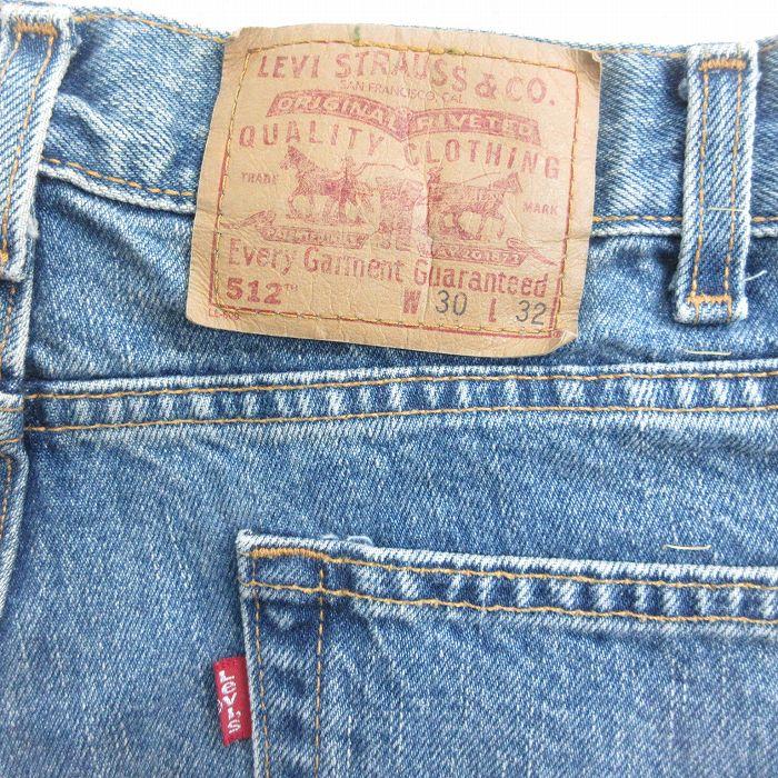 W29/古着 リーバイス Levis 512 ジーンズ メンズ 00年代 00s コットン 紺 ネイビー デニム 25sep01 中古 ボトムス ジーパン Gパン ロング パンツ Levi's（リーバイス） 【50%OFF】W29/古着 Levis 512 ジーンズ メンズ