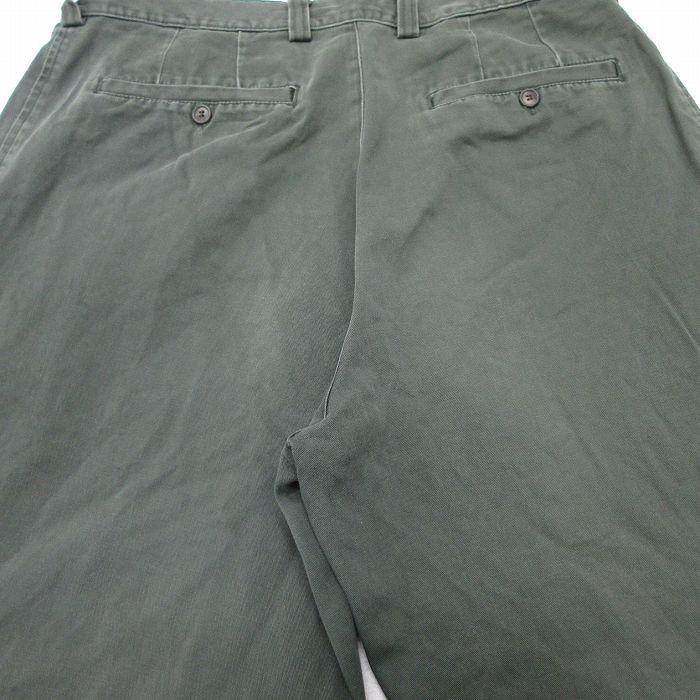 GAP（ギャップ） W35/古着 パンツ メンズ 00s コットン 緑系 グリーン