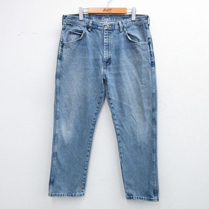 Wrangler（ラングラー） W36/古着 ジーンズ メンズ 00s ヒゲ コットン