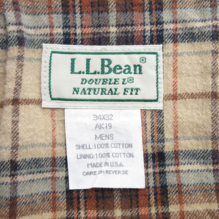 L.L.Bean（エルエルビーン） W34/古着 LLBEAN パンツ メンズ 90s