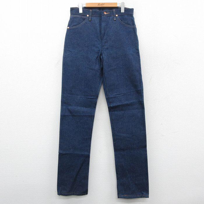 Wrangler（ラングラー） W32/古着 ジーンズ メンズ コットン 濃紺