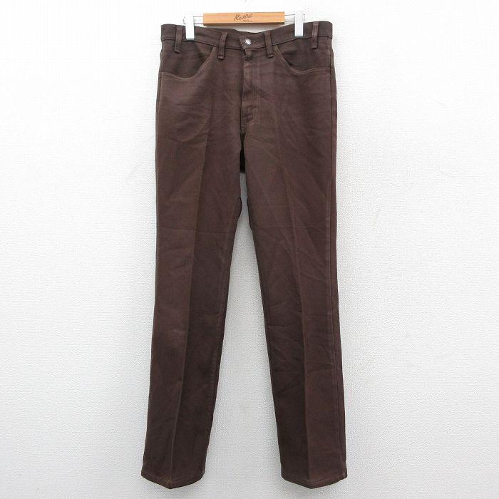 リーバイス トラベラーズスラックス W34 90s タロン 古着 茶 17786 Levi's（リーバイス） W34/古着 Levis パンツ メンズ 80年代 80s 茶