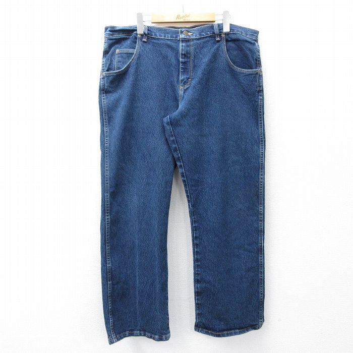 Wrangler（ラングラー） W38/古着 ジーンズ 濃紺 デニム 25nov19