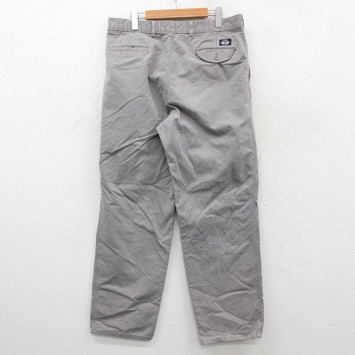 W35/古着 ドッカーズ パンツ メンズ 90年代 90s コットン グレー spe