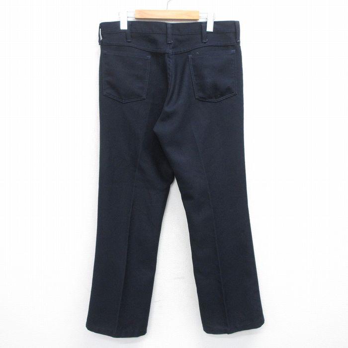 ラングラー ランチャー W38 スラックス 90s USA 古着 黒 20638