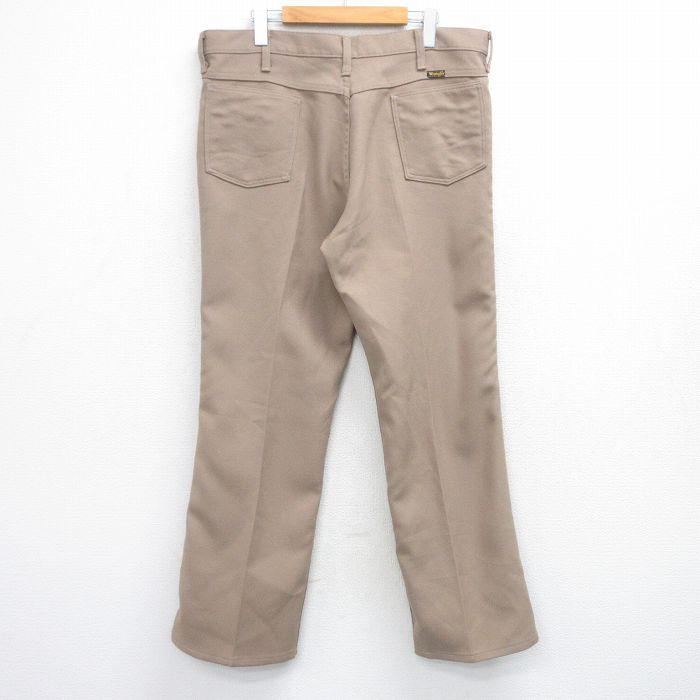 Wrangler（ラングラー） W37/古着 ランチャー パンツ メンズ ベージュ