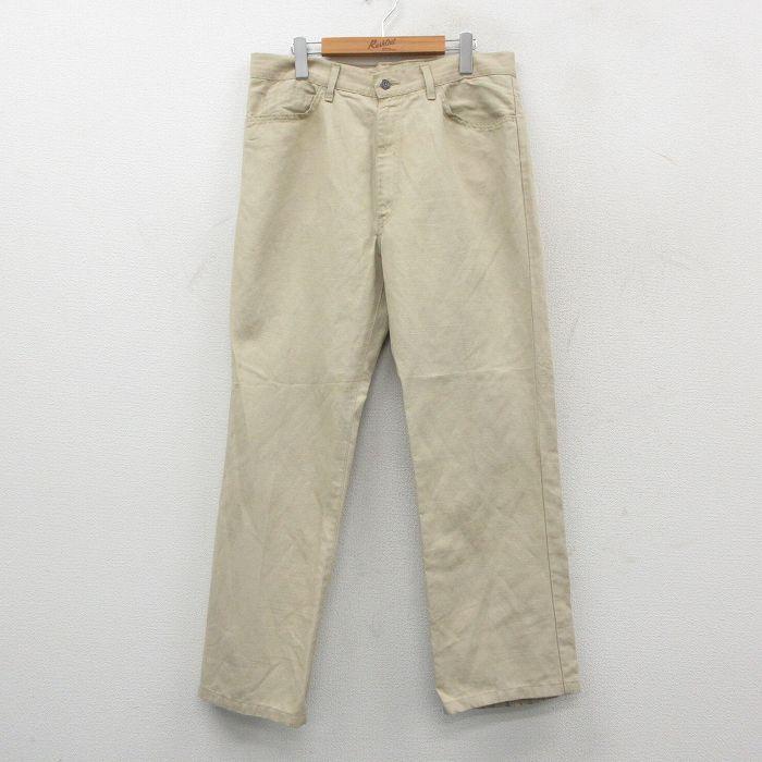 Levi's（リーバイス） W36/古着 Levis パンツ メンズ リネン