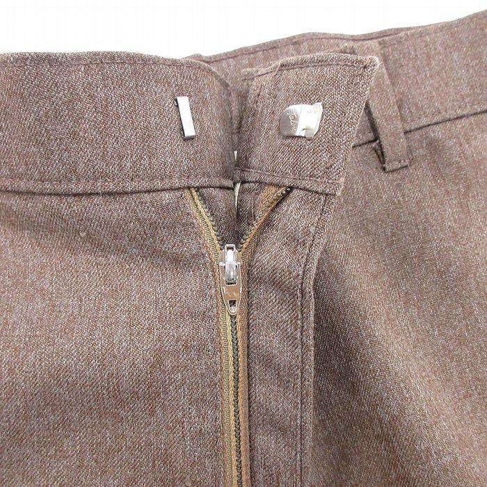 W34/古着 リーバイス Levis アクション スラックス パンツ メンズ 80年代 80s スタプレ 茶系 spe 26mar07_3