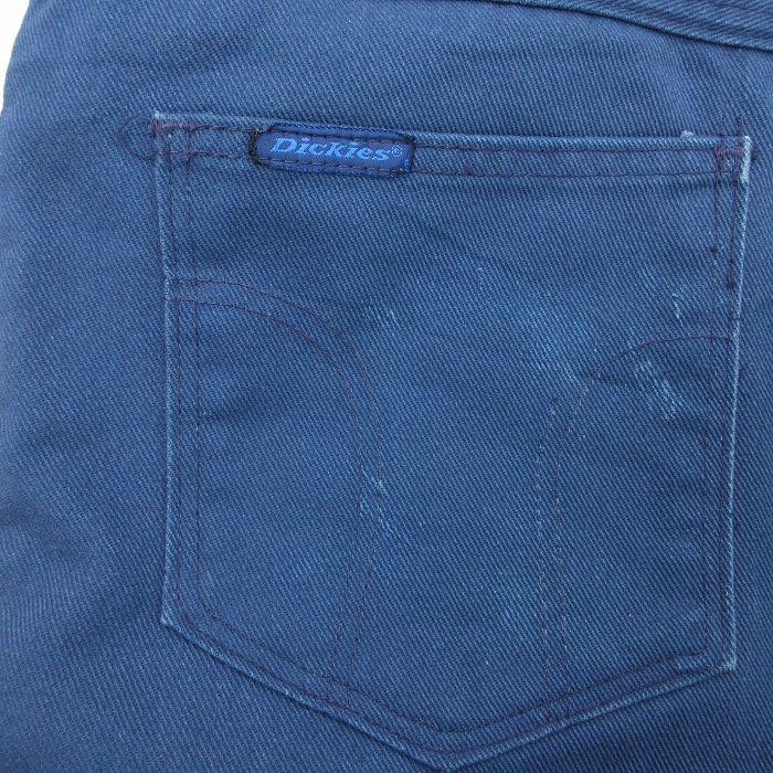 W35/古着 ディッキーズ ビンテージ ワーク パンツ メンズ 70年代 70s フレア タロン 紺【spe】 26mar07 Dickies（ディッキーズ） W35/古着 ビンテージ ワーク パンツ メンズ