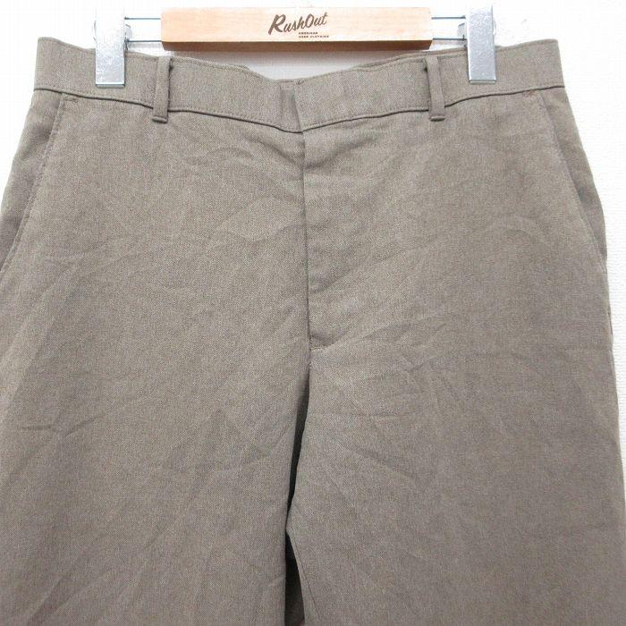 W32/古着 リーバイス Levis アクション スラックス パンツ メンズ 80年代 80s スタプレ 濃ベージュ spe 26mar07_1