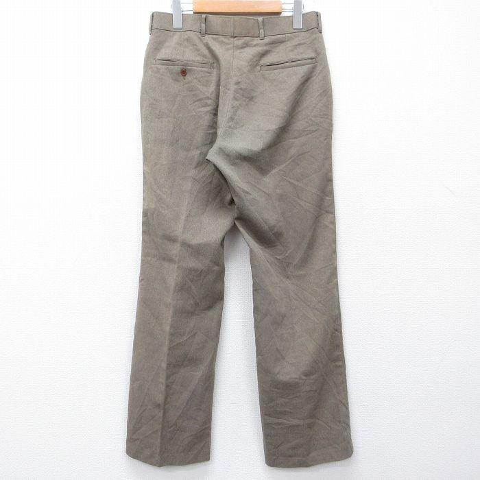 W32/古着 リーバイス Levis アクション スラックス パンツ メンズ 80年代 80s スタプレ 濃ベージュ spe 26mar07_2